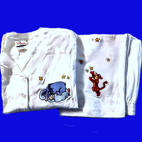 DISNEY Lounge/Sleep Set ~ Tigger & Eeyore Reaching for the Stars ~ L/XL ~ NEW - Picture 15 of 15